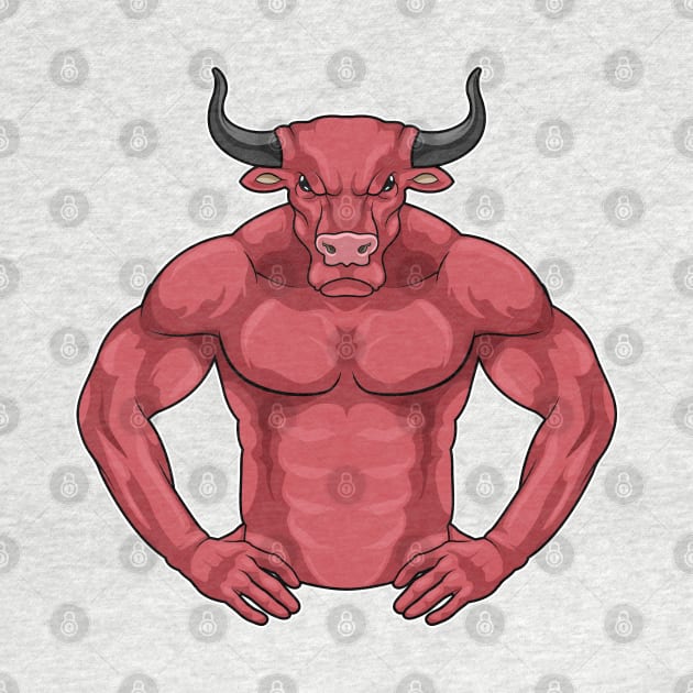 Bull as Bodybuilder extreme by Markus Schnabel